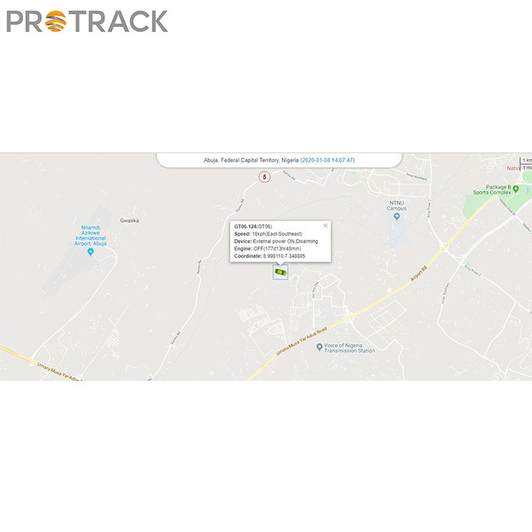 Components and features of a real-time vehicle tracking system