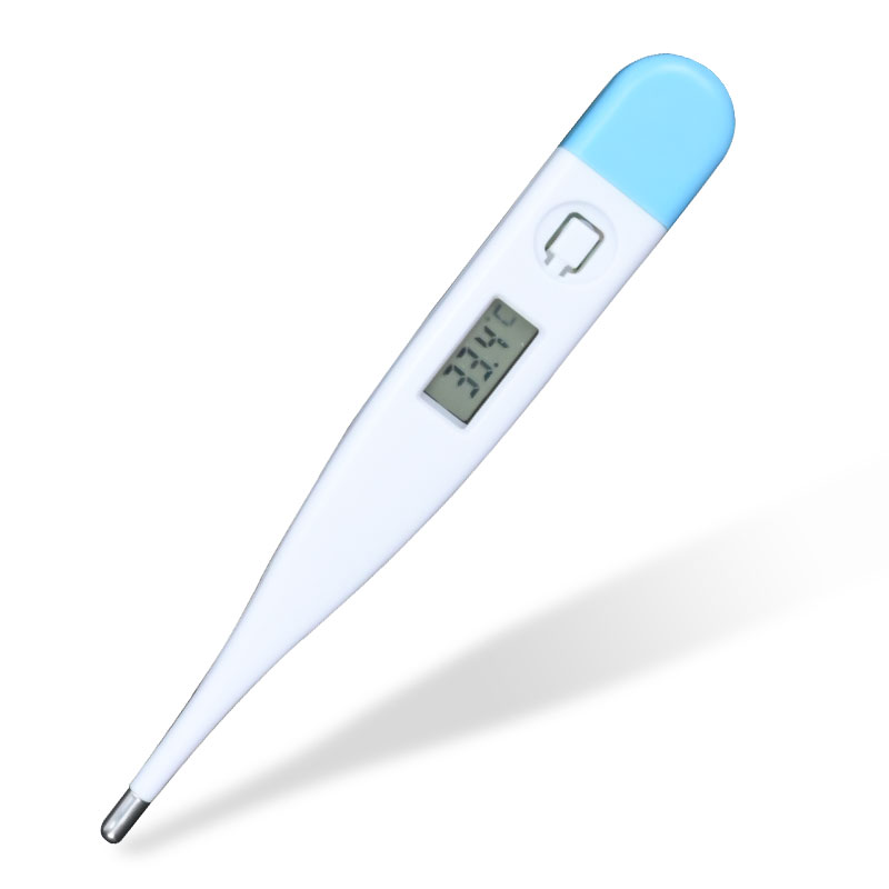 How a typical body contact electronic digital thermometer works